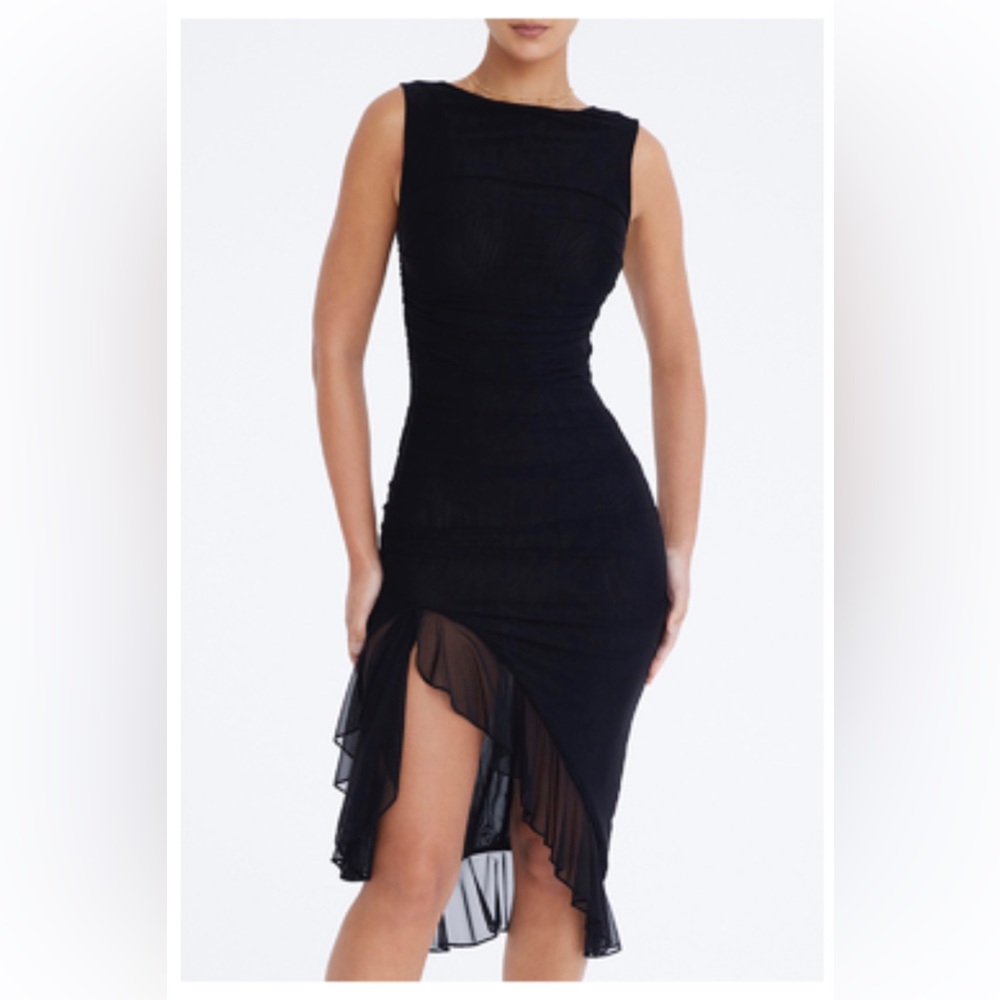 House of CB / Mistress Rocks Ruffle Dress L+